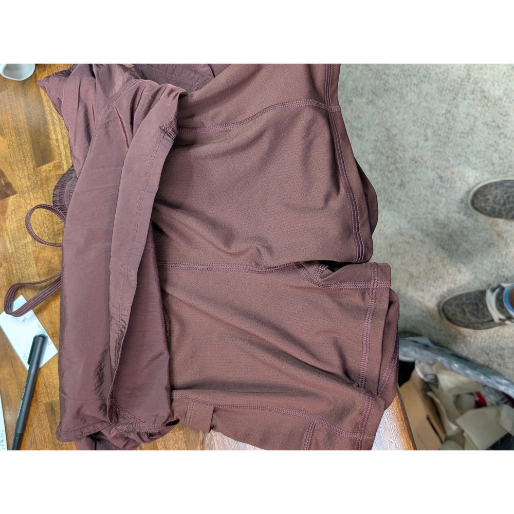 YPB Your Personal Best Running Shorts Womens Medium Brown Excellent - Picture 7 of 7